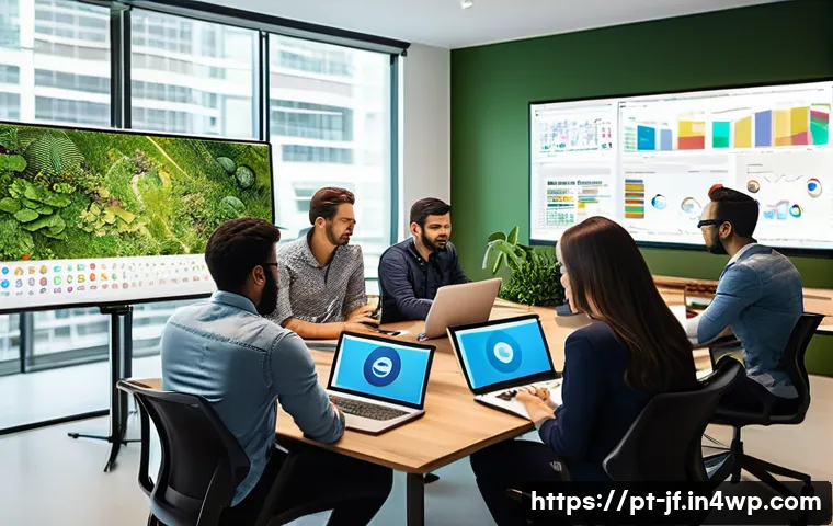 프로젝트 관리와 인지적 자원 전략 - A modern office scene in São Paulo, Brazil, showing a diverse team of young professionals collaborat...
